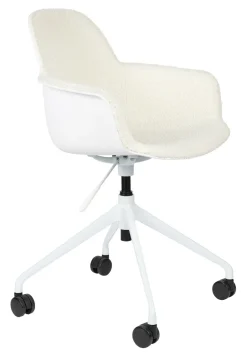 Zuiver Bureaustoelen|Bureaustoel Albert Kuip Met armleuning, Bouclé