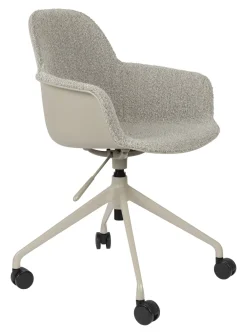 Zuiver Bureaustoelen|Bureaustoel Albert Kuip Met armleuning, Bouclé