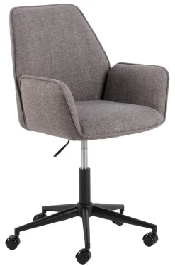 Bendt Bureaustoelen|Bureaustoel Dantrell Structuurstof, kleur Grijs/Bruin