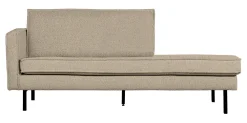 WOOOD Rechte Bank|Daybed Rodeo Bouclé, kleur Beige