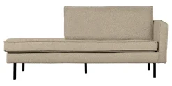 WOOOD Rechte Bank|Daybed Rodeo Bouclé, kleur Beige