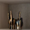 Richmond Interiors Overige Decoratie|Decoratie Hand Middelvinger, kleur Zwart/Goud