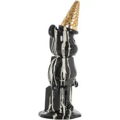 Richmond Interiors Overige Decoratie|Decoratie Icebear 40cm hoog Zwart