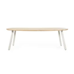 Eleonora Ovale Eettafel|Deens Ovale Eettafel Dion Eiken Naturel