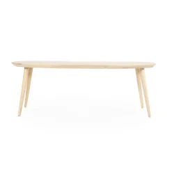Eleonora Ovale Eettafel|Deens Ovale Eettafel Elijah Eiken, kleur Naturel