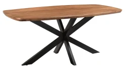 Livingfurn Ovale Eettafel|Deens Ovale Eettafel Jesper Mangohout, kleur Naturel