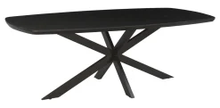 Livingfurn Ovale Eettafel|Deens Ovale Eettafel Jesper Mangohout, kleur Zwart