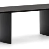 Kave Home Ovale Eettafel|Deens Ovale Eettafel Litto MDF, kleur Zwart