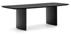 Kave Home Ovale Eettafel|Deens Ovale Eettafel Litto MDF, kleur Zwart