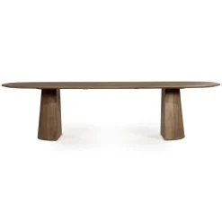 Eleonora Ovale Eettafel|Deens Ovale Eettafel Lune Mangohout, kleur Bruin