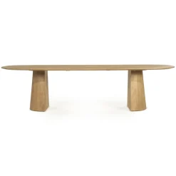 Eleonora Ovale Eettafel|Deens Ovale Eettafel Lune Mangohout, kleur Naturel