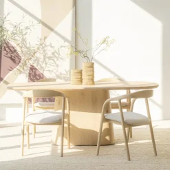 Eleonora Ovale Eettafel|Deens Ovale Eettafel Nola Eikenhout Naturel