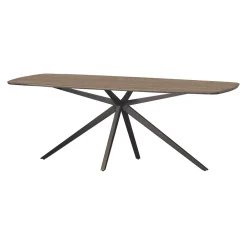 WOOOD Ovale Eettafel|Deens Ovale Eettafel Tablo Eikenhout, 220 x 100cm