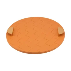 Richmond Interiors Overige Decoratie|Dienblad Mavey Lederlook, kleur Oranje