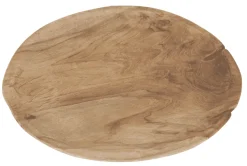 MUST Living Overige Decoratie|Dienblad Mebabu Teakhout, 40 x 45cm