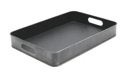 LABEL51 Keukengerei|Dienblad, Metaal, 31 x 44 x 6cm, kleur Grijs