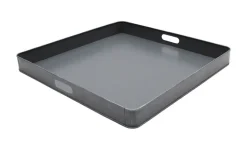 LABEL51 Keukengerei|Dienblad, Metaal, 60 x 60 x 6cm, kleur Grijs