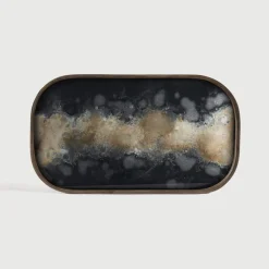Ethnicraft Keukengerei|Dienblad Organic 42 x 24cm, kleur Zwart
