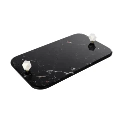 Richmond Interiors Overige Decoratie|Dienblad Yaya, kleur Zwart