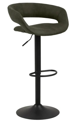 Bendt Barkruk Met Rugleuning|Barkruk Verstelbaar|Draaibare Barkruk Pia (zithoogte 59-80cm)