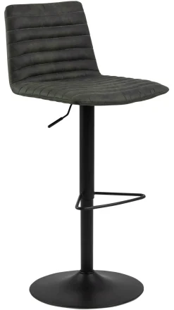 Bendt Barkruk Met Rugleuning|Barkruk Verstelbaar|Draaibare Barkruk Yordy PU (zithoogte 60.5-82cm)