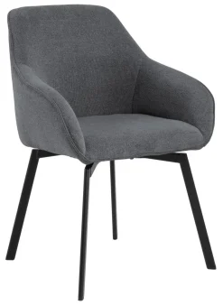 Bendt Chenille Eetkamerstoelen|Beige Eetkamerstoelen|Draaibare Eetkamerstoel Aisling Chenille