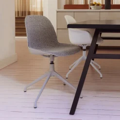 Zuiver Eetkamerstoelen Bouclé / Teddy|Draaibare Eetkamerstoelen|Draaibare Eetkamerstoel Albert Kuip Bouclé