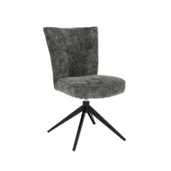 Tower Living Beige Eetkamerstoelen|Draaibare Eetkamerstoelen|Draaibare Eetkamerstoel Bardi Geweven stof