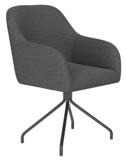 ZILT Draaibare Eetkamerstoelen|Eetkamerstoelen Met Armleuning|Draaibare Eetkamerstoel Branda Geweven stof