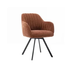 Tower Living Beige Eetkamerstoelen|Draaibare Eetkamerstoelen|Draaibare Eetkamerstoel Bruno