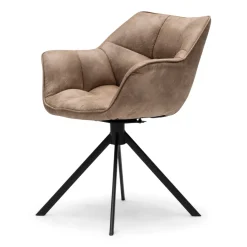 Rivièra Maison Eetkamerstoelen Met Leer Of Kunstleer|Draaibare Eetkamerstoelen|Draaibare Eetkamerstoel Carnaby Pellini