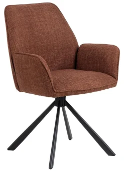 Bendt Beige Eetkamerstoelen|Draaibare Eetkamerstoelen|Draaibare Eetkamerstoel Dantrell