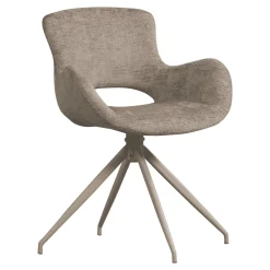 WOOOD Eetkamerstoelen Velvet / Fluweel|Draaibare Eetkamerstoelen|Draaibare Eetkamerstoel Eliva Structure Velvet