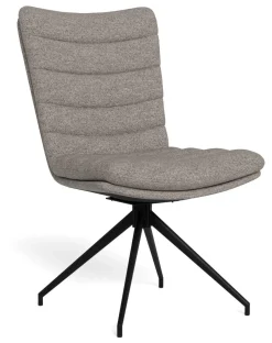 Bendt Draaibare Eetkamerstoelen|Eetkamerstoelen Zonder Armleuning|Draaibare Eetkamerstoel Frederikke Bouclé