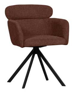 WOOOD Draaibare Eetkamerstoelen|Eetkamerstoelen Met Armleuning|Draaibare Eetkamerstoel Fenne Geweven