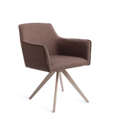 Jesper Home Beige Eetkamerstoelen|Draaibare Eetkamerstoelen|Draaibare Eetkamerstoel Hofu Turn Beige