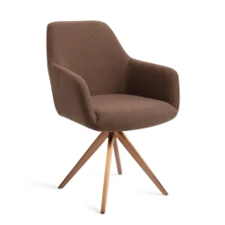 Jesper Home Draaibare Eetkamerstoelen|Eetkamerstoelen Met Armleuning|Draaibare Eetkamerstoel Hiroo Turn Rose