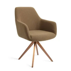 Jesper Home Draaibare Eetkamerstoelen|Eetkamerstoelen Met Armleuning|Draaibare Eetkamerstoel Hiroo Turn Rose