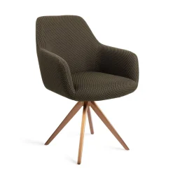 Jesper Home Draaibare Eetkamerstoelen|Eetkamerstoelen Met Armleuning|Draaibare Eetkamerstoel Hiroo Turn Rose