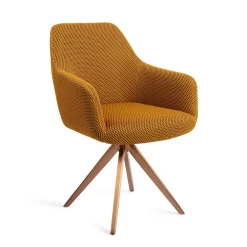 Jesper Home Draaibare Eetkamerstoelen|Eetkamerstoelen Met Armleuning|Draaibare Eetkamerstoel Hiroo Turn Rose