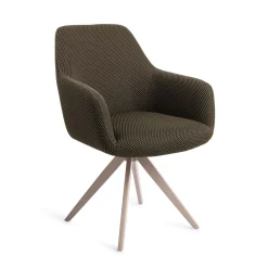 Jesper Home Beige Eetkamerstoelen|Draaibare Eetkamerstoelen|Draaibare Eetkamerstoel Hiroo Turn Beige