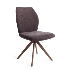 Jesper Home Beige Eetkamerstoelen|Draaibare Eetkamerstoelen|Draaibare Eetkamerstoel Ikata Turn Brown