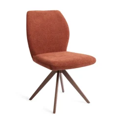 Jesper Home Beige Eetkamerstoelen|Draaibare Eetkamerstoelen|Draaibare Eetkamerstoel Ikata Turn Brown