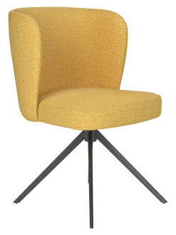 ZILT Draaibare Eetkamerstoelen|Eetkamerstoelen Zonder Armleuning|Draaibare Eetkamerstoel Kalia Geweven stof