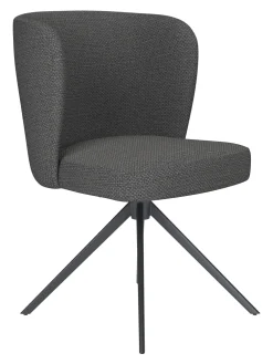 ZILT Draaibare Eetkamerstoelen|Eetkamerstoelen Zonder Armleuning|Draaibare Eetkamerstoel Kalia Geweven stof