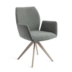 Jesper Home Beige Eetkamerstoelen|Draaibare Eetkamerstoelen|Draaibare Eetkamerstoel Misaki Turn Beige