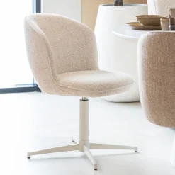 Eleonora Eetkamerstoelen Zonder Armleuning|Draaibare Eetkamerstoelen|Draaibare Eetkamerstoel Molly