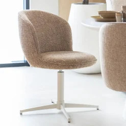 Eleonora Eetkamerstoelen Zonder Armleuning|Draaibare Eetkamerstoelen|Draaibare Eetkamerstoel Molly