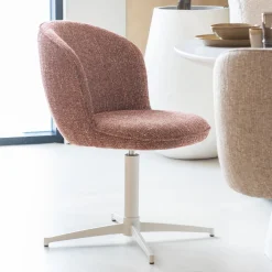 Eleonora Eetkamerstoelen Zonder Armleuning|Draaibare Eetkamerstoelen|Draaibare Eetkamerstoel Molly