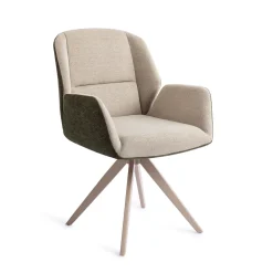 Jesper Home Beige Eetkamerstoelen|Draaibare Eetkamerstoelen|Draaibare Eetkamerstoel Myoko Turn Beige